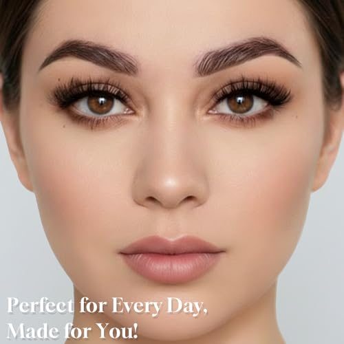 Trilumity Fake Lash Strips Cat Cat Eye Faux Mink Fiber - Black False Lashes