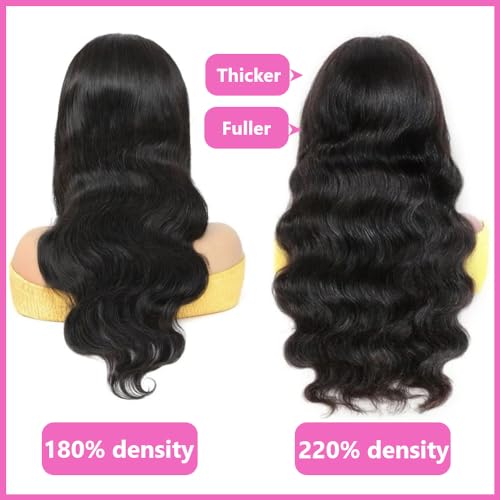 Trilumity 360 Hd Brazilian Virgin Body Wave Human Hair - Natural Color Hair Replacement Wig