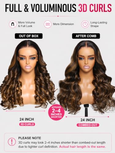 Trilumity 7X5 Body Wave 100% Human Hair - Brown Hair Replacement Wig