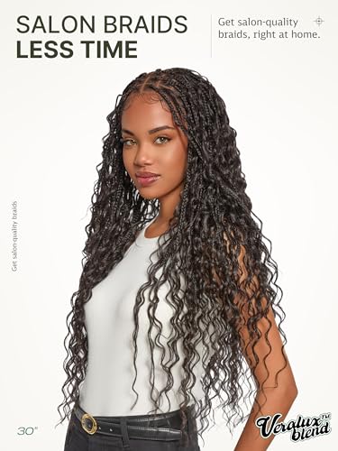 Trilumity Braided Straight 100% Human Hair - Natural Black Hair Replacement Wig