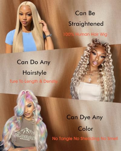 Trilumity 613 13X6 200 Body Wave Human Hair - Natural Black Hair Replacement Wig