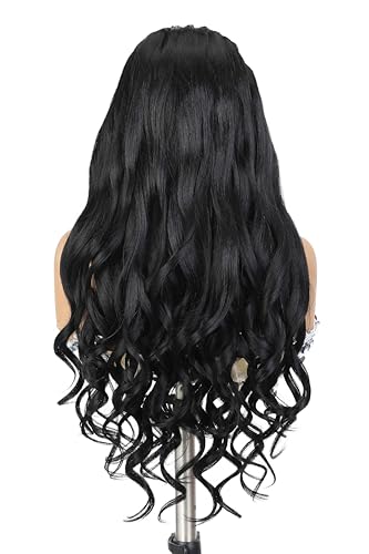 Trilumity 13X6 Light Yaki Curly 100% Human Hair - Natural Black Hair Replacement Wig