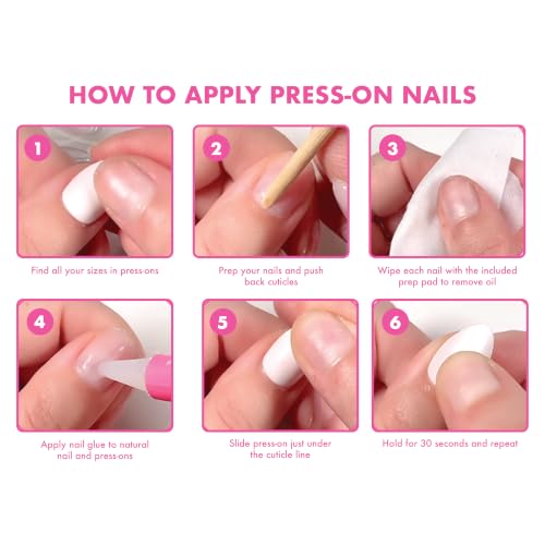 Trilumity Instant Short Squoval Soft Gel - Red Press On Nails
