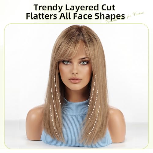 Trilumity Straight For Women Straight Human Hair - Natural Black Hair Replacement Wig