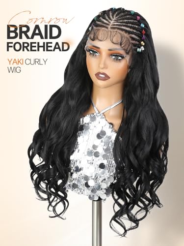 Trilumity 13X6 Light Yaki Curly 100% Human Hair - Natural Black Hair Replacement Wig