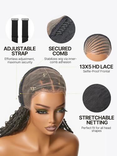 Trilumity 13X5 Bob Human Hair - Natural Black Hair Replacement Wig