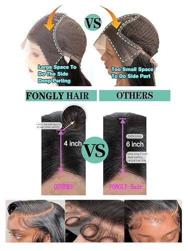Trilumity 13X6 Humanhair Body Wave Human Hair - Brown Hair Replacement Wig