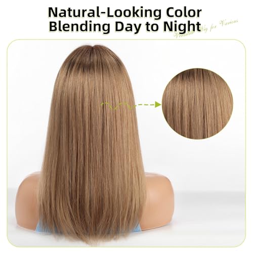 Trilumity Straight For Women Straight Human Hair - Natural Black Hair Replacement Wig