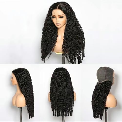 Trilumity Burmese 13X4 Raw Water Water Wave 100% Human Hair - Natural Black Hair Replacement Wig