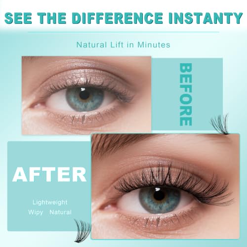 Trilumity Lash Clusters Kit Cluster Faux Mink Fiber - Black False Lashes