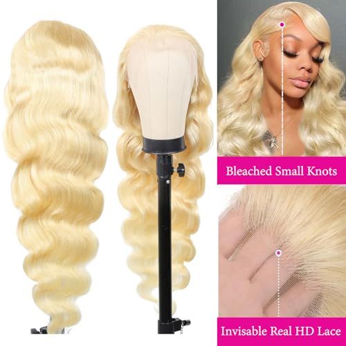 Trilumity 613 Blonde 13X6 613 Body Wave Human Hair - 613 Blonde Hair Replacement Wig