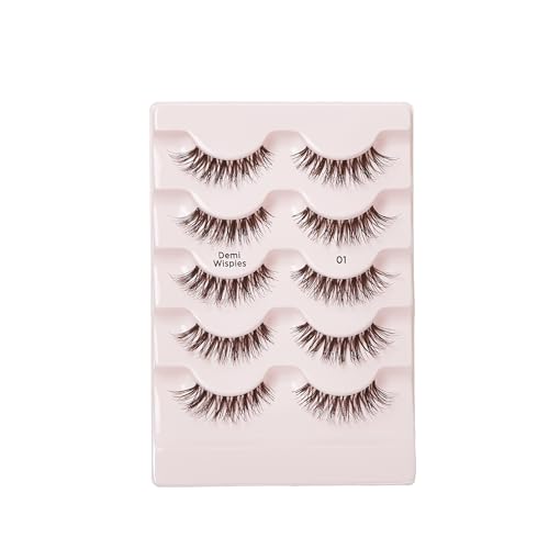 Trilumity Natural Faux Mink Fiber - Black False Lashes