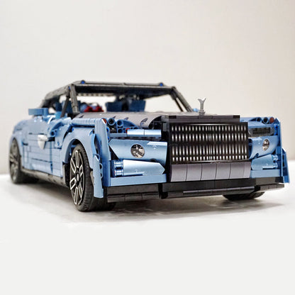 Trilumity Rolls-Royce Boat Tail with Rear Wine Cabinet, Removable Convertible Top Building Block Set, 1:8 Scale, Remote Control, 2,903-Piece