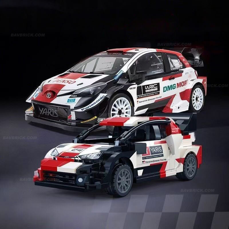 Trilumity Building Block Set: 1:24 Toyota Gr Yaris Rally1(317Piece)