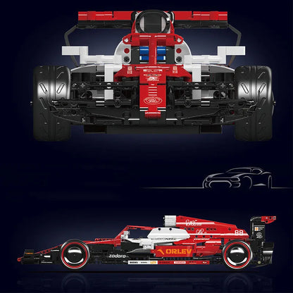 Mould King MOC Building Block Set: Motorized MOC F1 Arrow Racing Car, Model 13151