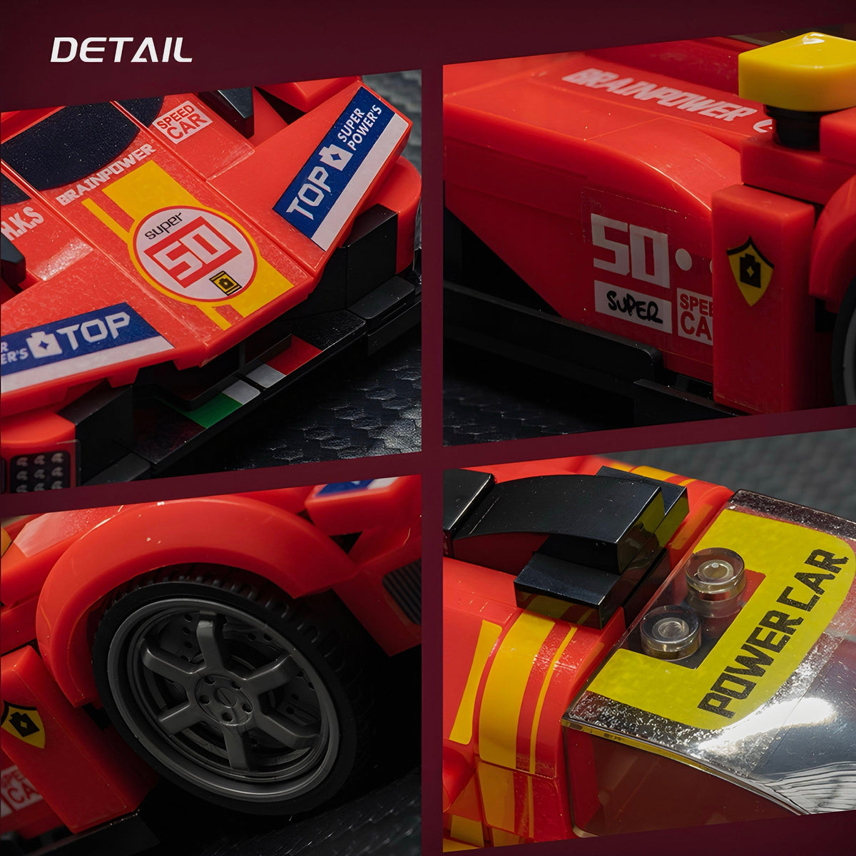 Trilumity Building Block Set: 1:24 Le Mans Hypercar (311-Piece)