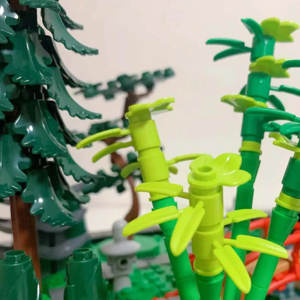 MOC Building Block Set: Tranquil Garden, Model 4488