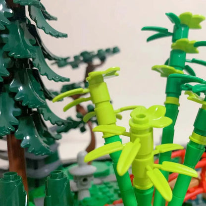 MOC Building Block Set: Tranquil Garden, Model 4488