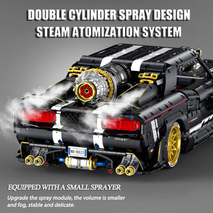 Trilumity Motorized Building Block Set: 1: 8 Dodge Challenger with Remote Control (3751-Piece)