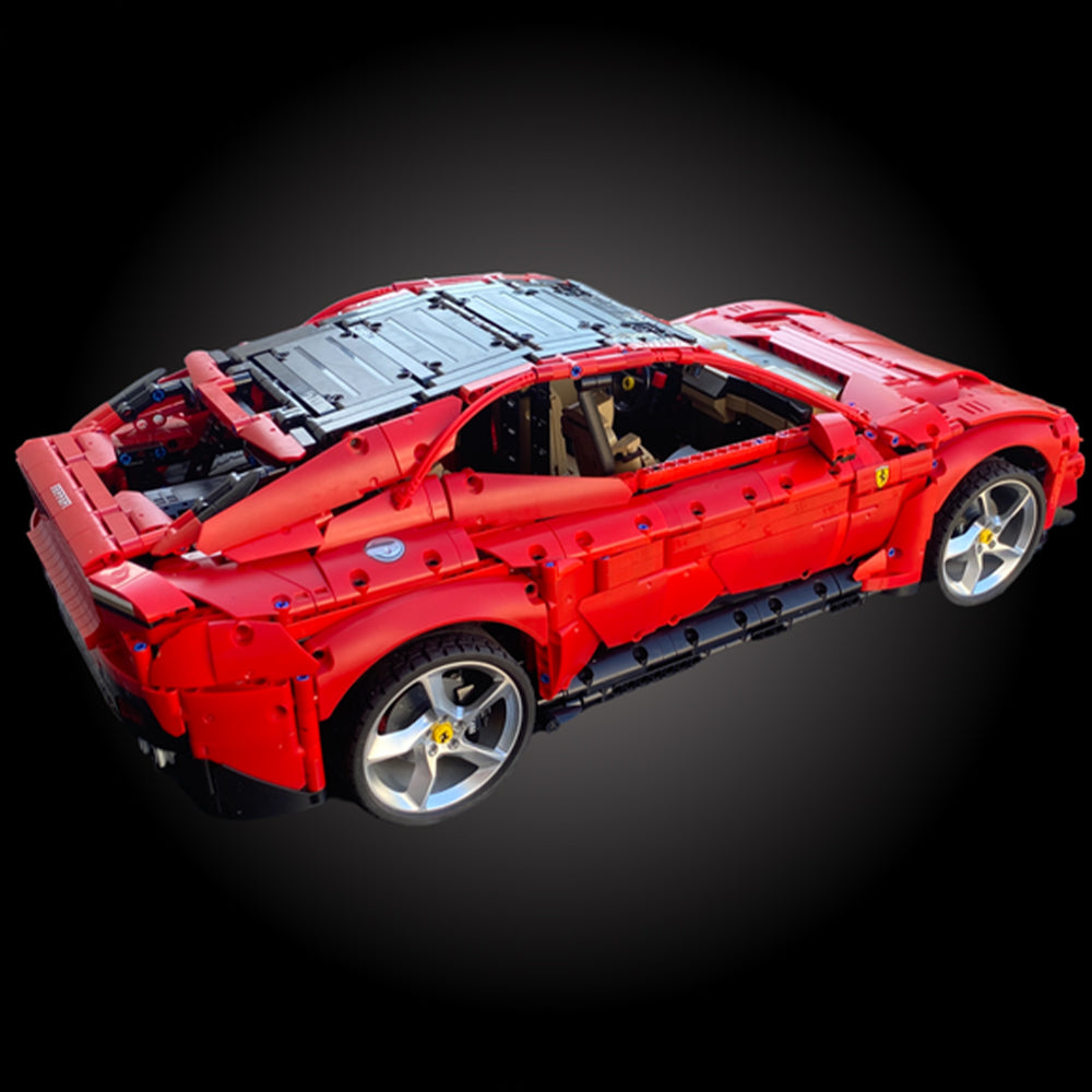 Trilumity MOC Building Block Set: 1:8 Prancing Horse Style | 4000+Piece | MOC Set