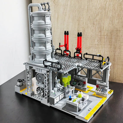 JieStar MOC Building Block Set: Experts MOC City Chemical Plant, Model JJ9015
