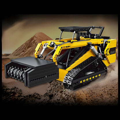 Trilumity Compact Track Loader Building Block Set, Remote Control, 1,800-Piece