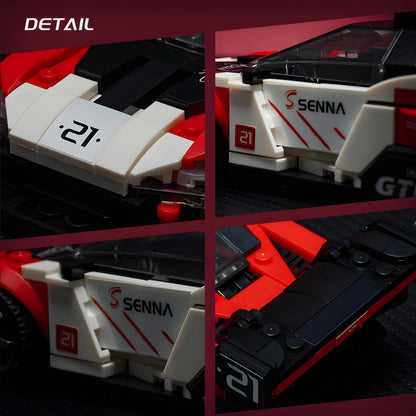 Trilumity Building Block Set: 1: 24 British Track Focus GTR (347-Piece)
