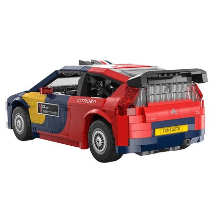Trilumity Motorized Building Block Set: Remote Controlled 2008 Citroën C4 Wrc (1550+-Piece)