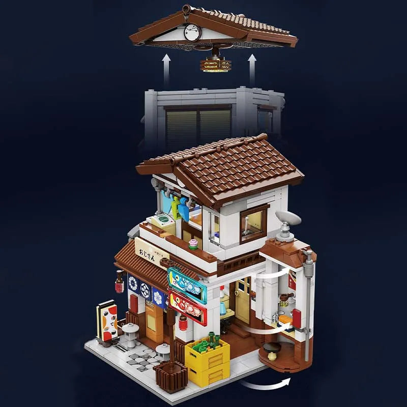 Cada MOC Building Block Set: Japanese Style Canteen, Model C66014