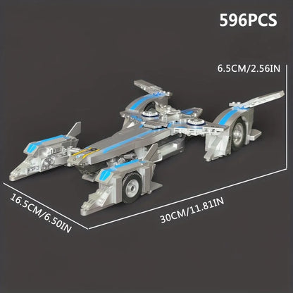 JieStar MOC Building Block Set: F1 Spiegel HP-022 Super Racing Car, Model 58080