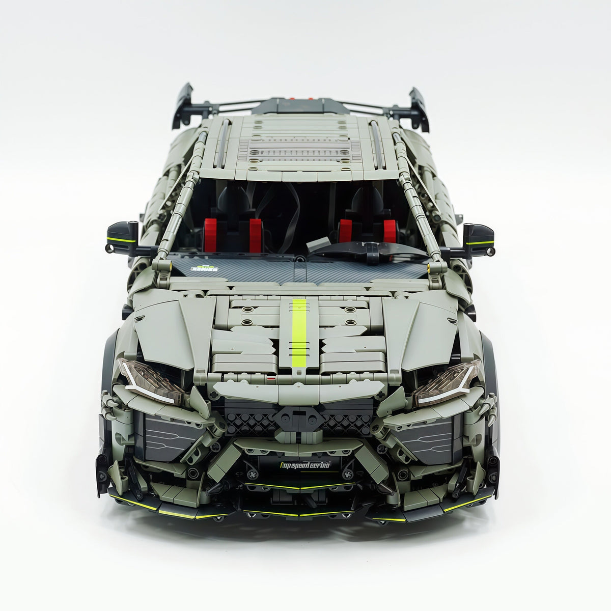 Trilumity Motorized Building Block Set: 1:8 The Ultimate Italian Super Suv | Remote Controlled | Grey Plating Limited Edition- 3223Piece
