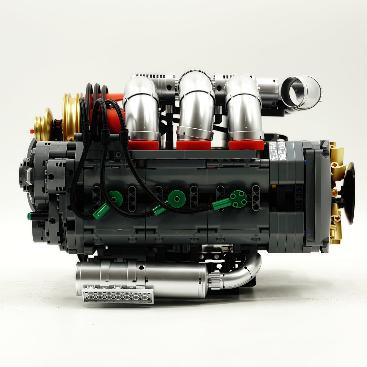 Trilumity Building Block Set: Motorised Flat 6 Engine (2376-Piece)