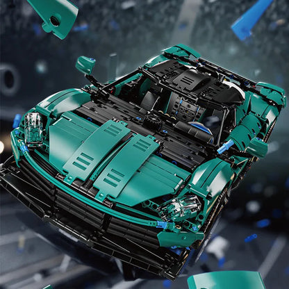 TiaGole MOC Motorized Building Block Set: Aston Martin Super Sports Car, Model T5030