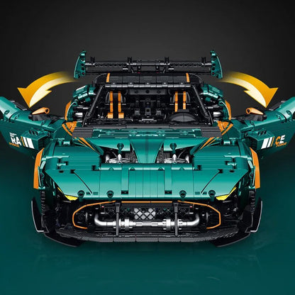 Trilumity Building Block Set: 1:8 Aston Martin Vulcan | British Racing Icon | 3794+-Piece