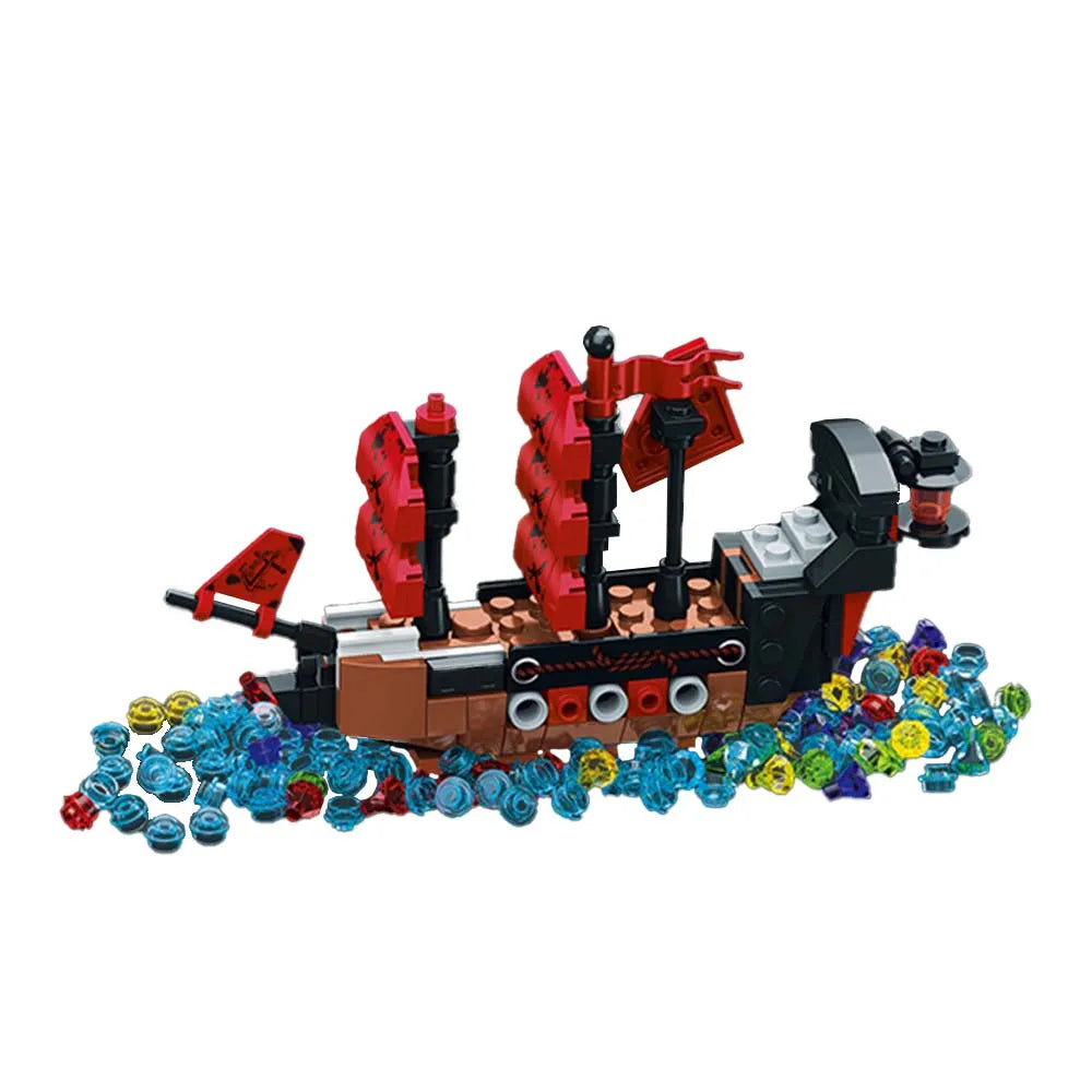 JieStar Building Block Set: Ship In A Bottle, Model JJ9026