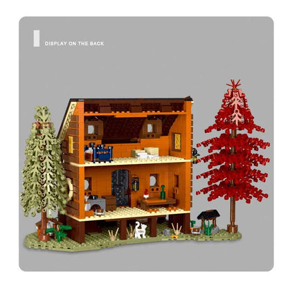 MORK MOC Building Block Set: Forest Cabin, Model 031074