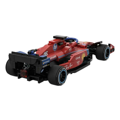 Trilumity Building Block Set: 1:24 Ferrari Sf24 F1 Racing Car | Includes a Complete Set of Stickers (291Piece)