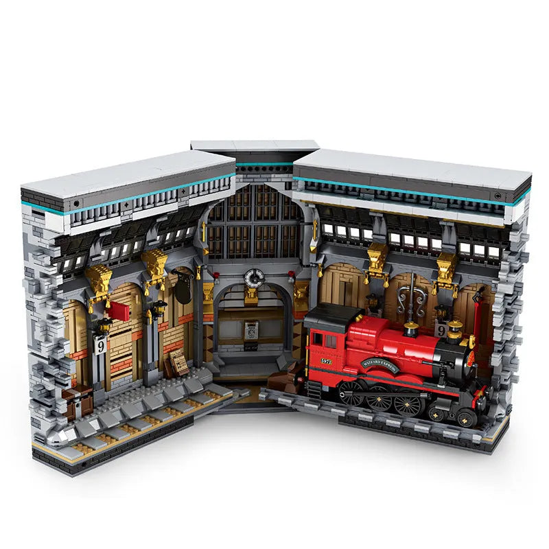 Reobrix MOC Building Block Set: Harry Potter MOC Movie Magic Station, Model RE66031