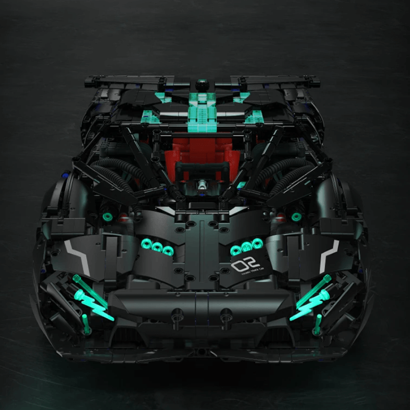 Trilumity Building Block Set: 1:8 Lamborghini Italian V8 Concept Supercar Set (3520-Piece)