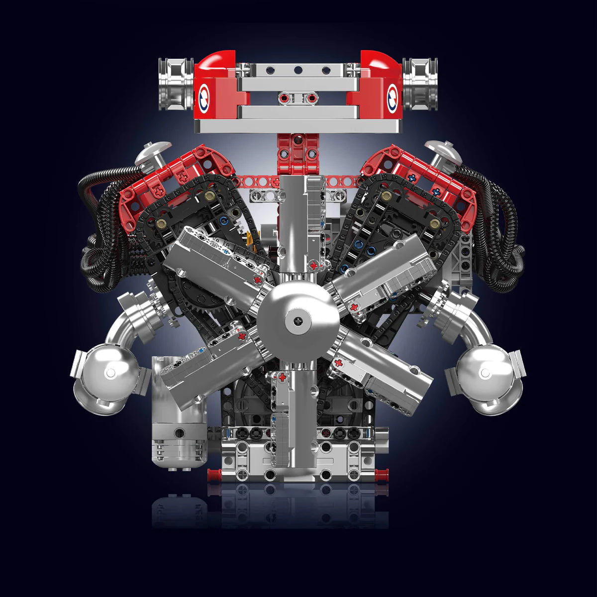 Trilumity Motorized Building Block Set: The Ultimate Lamborghini V12 Engine & Gearbox (3472-Piece)