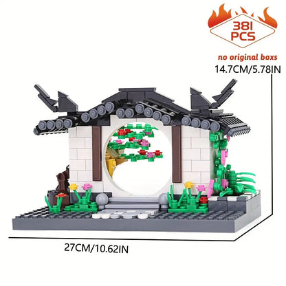 Wange MOC Building Block Set: Huizhou Architecture Arch, Model 3314