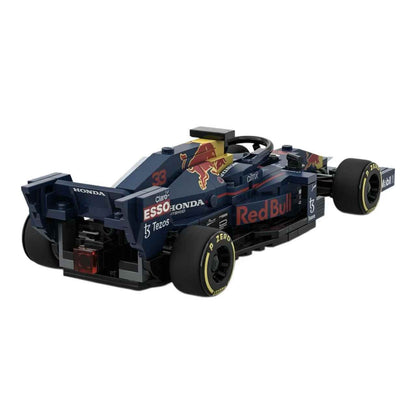 Trilumity Building Block Set: 1:24 Red Bull Rb16b F1 Car | Includes a Complete Set of Stickers (255Piece)