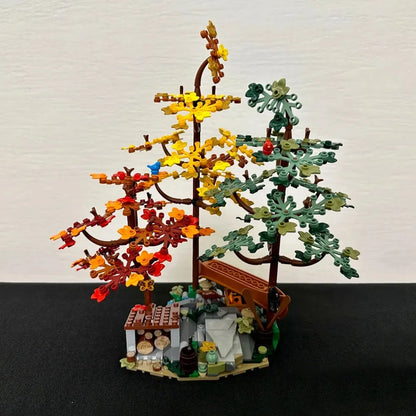 MOC Building Block Set: A Frame Cabin, Model 67001