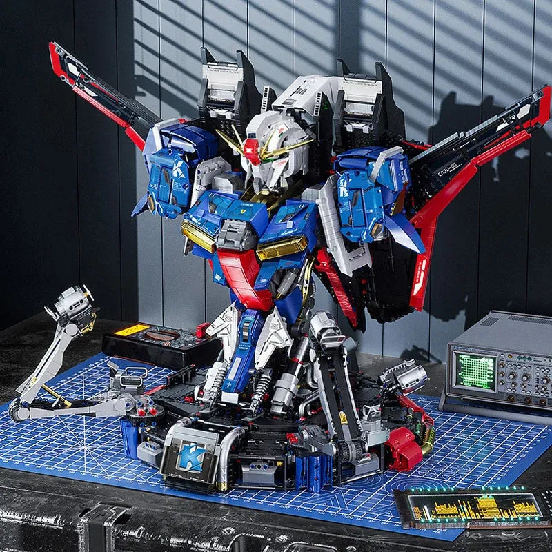 MOC Building Block Set: Transformation MOC Assault Bust Mech Robot, Model V5009