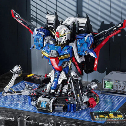 MOC Building Block Set: Transformation MOC Assault Bust Mech Robot, Model V5009