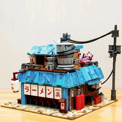 MOC Building Block Set: Movie Expert Japanese Noodle Shop House, Model 20509