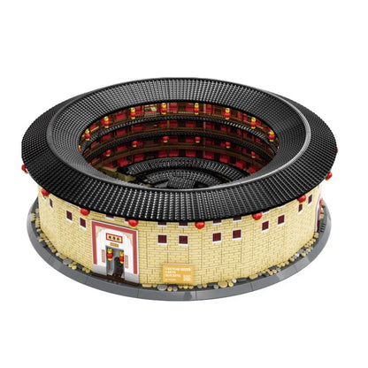 Wange Building Block Set: Fujian Hakka Tulou Chengqi, Model 8211