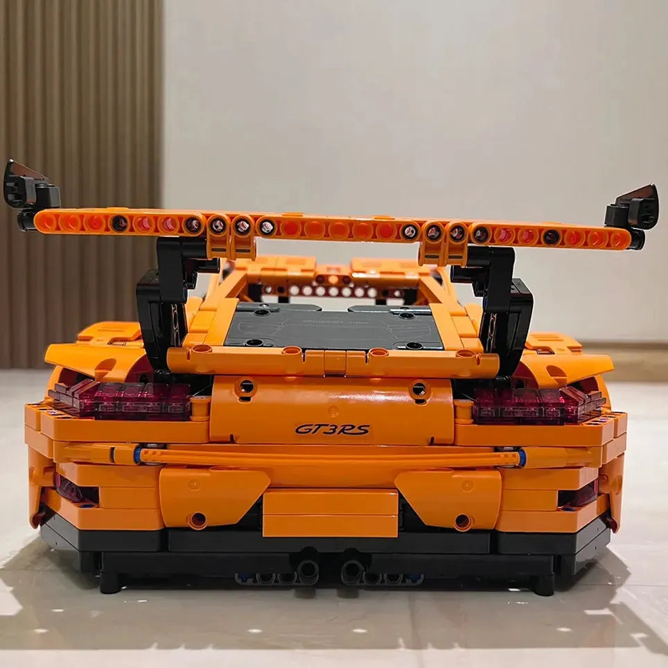 MOC Building Block Set: Porsche 911 GT3 RS Racing Car, Model 20001