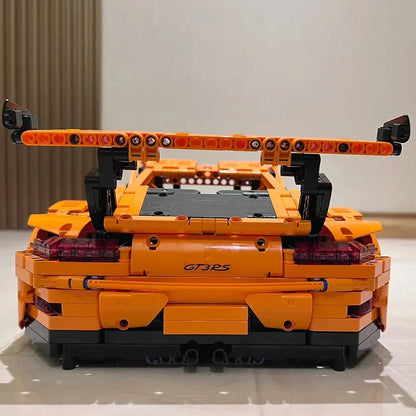 MOC Building Block Set: Porsche 911 GT3 RS Racing Car, Model 20001