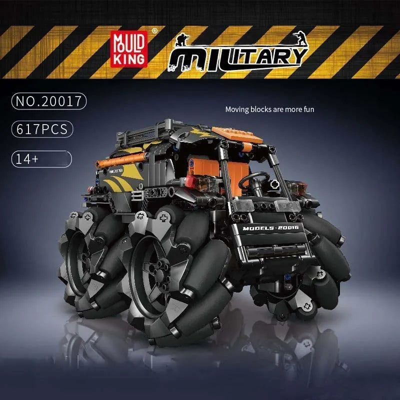 Mould King MOC Building Block Set: RC Motorized Off Road ATV, Model K20017